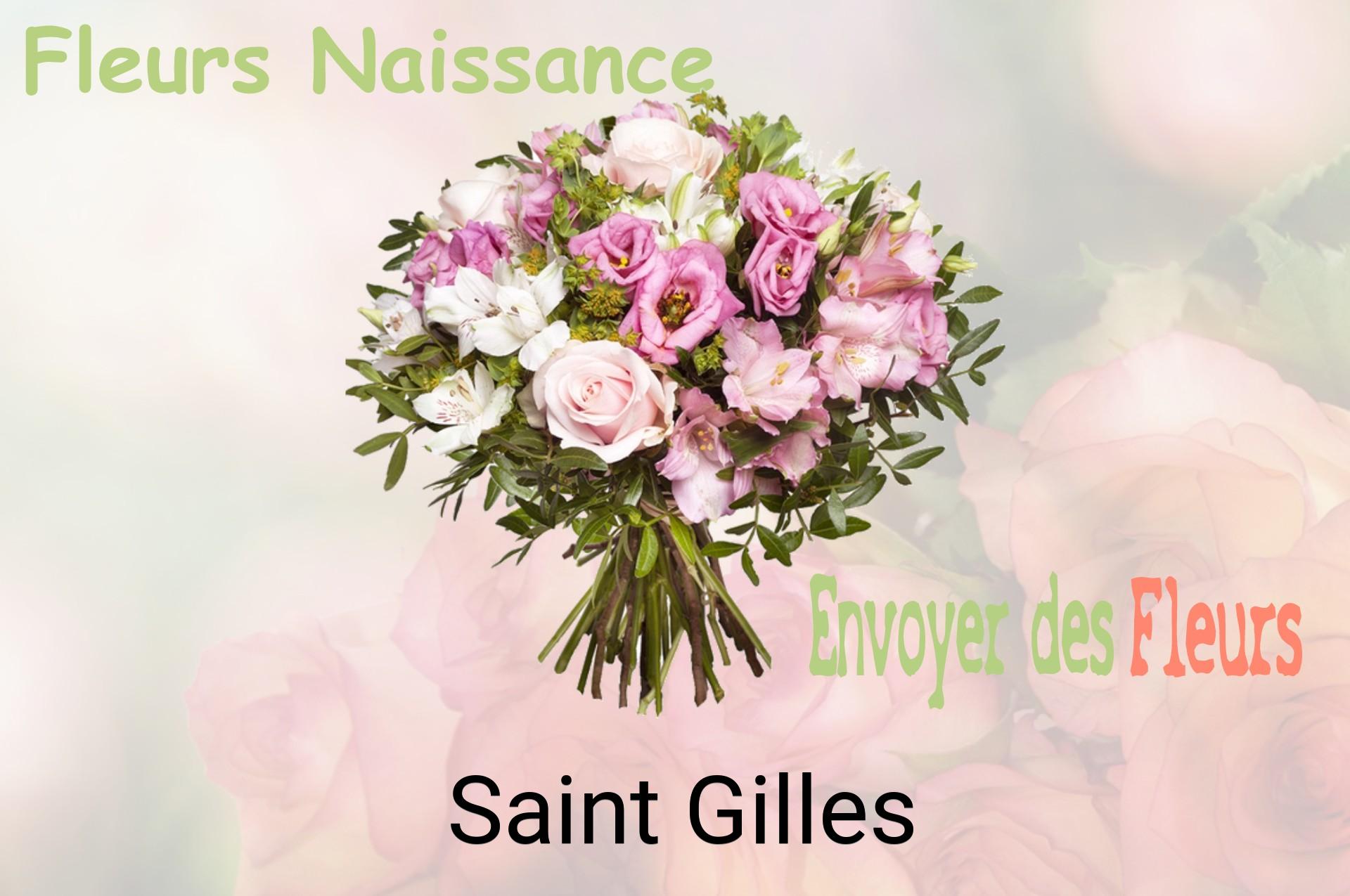 Bouquet de fleurs de naissance livré à Saint-Gilles